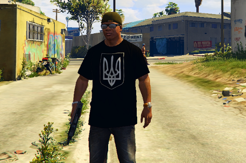 T-Shirt with Trident for Frankiln